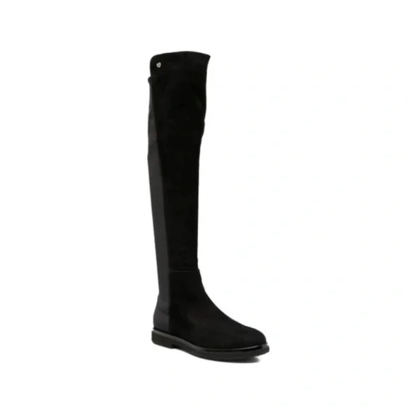 AGL Panelled Knee-high Boots In Black NWOT - Picture 6 of 8